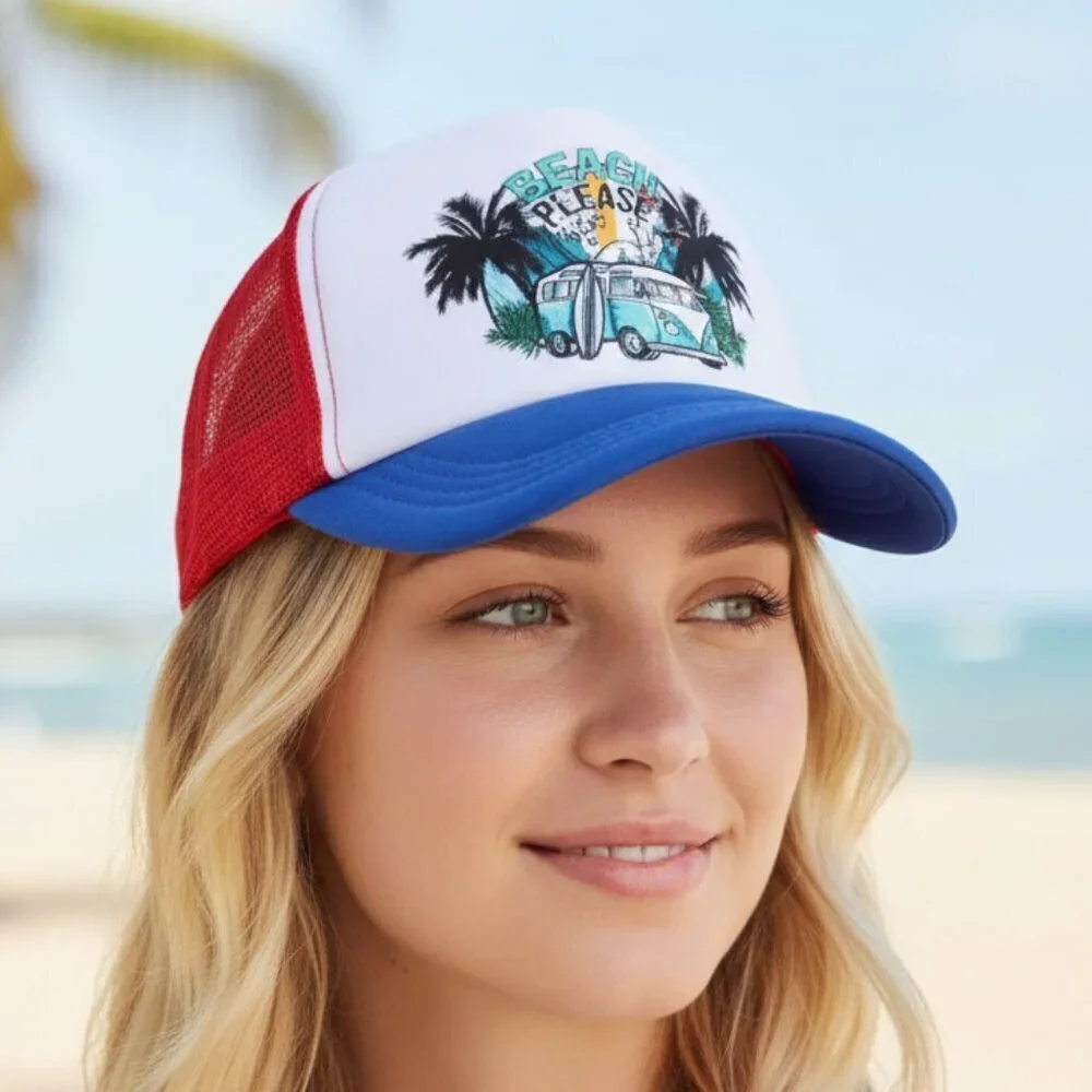 Women's Baseball Cap - Beach Please - New